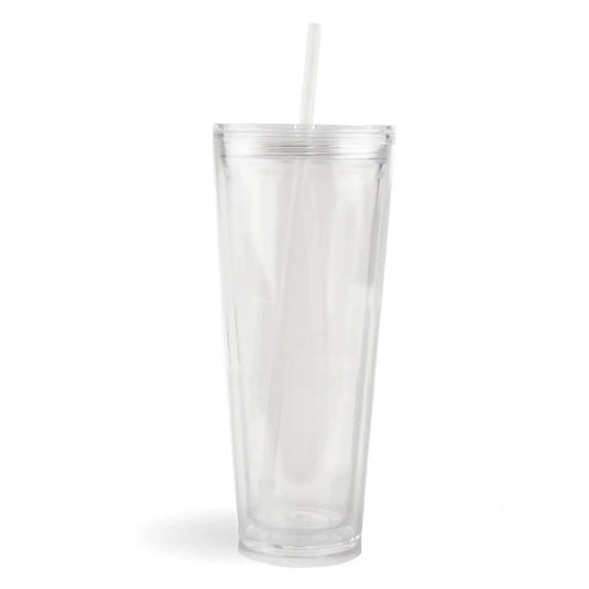 24 oz Acrylic Customizable Glitter Cups